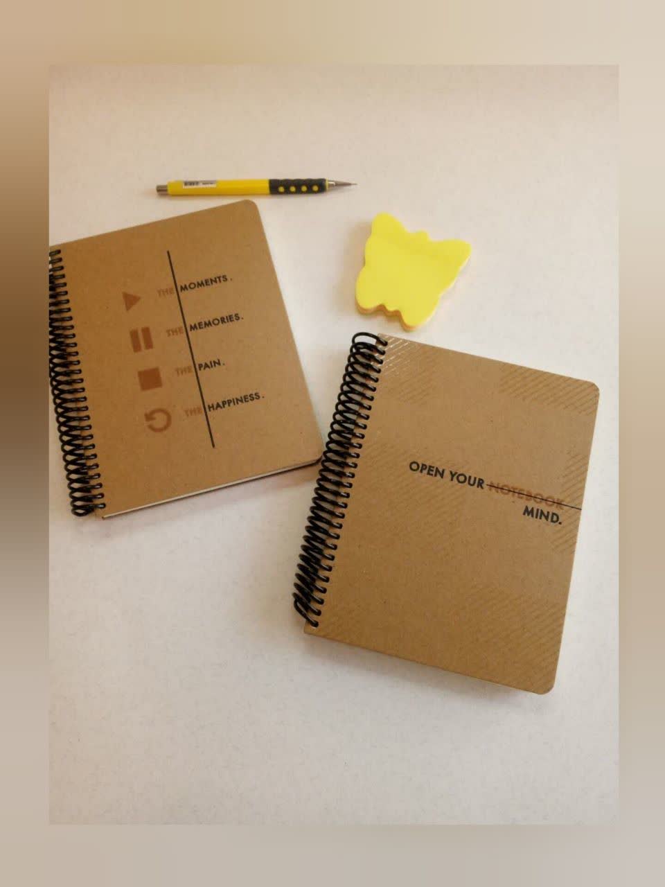 دفتر یادداشت ۱۲۰ برگ جلد سخت کرافت لانگو