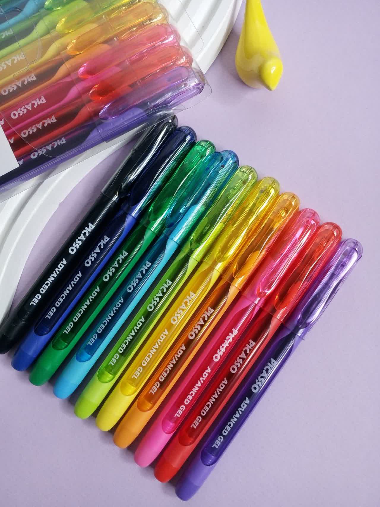 روان‌نویس ژلی ۱۰ رنگ در‌دار پیکاسو