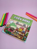 کتاب رنگآمیزی ۴۸ برگ cozy لانگو