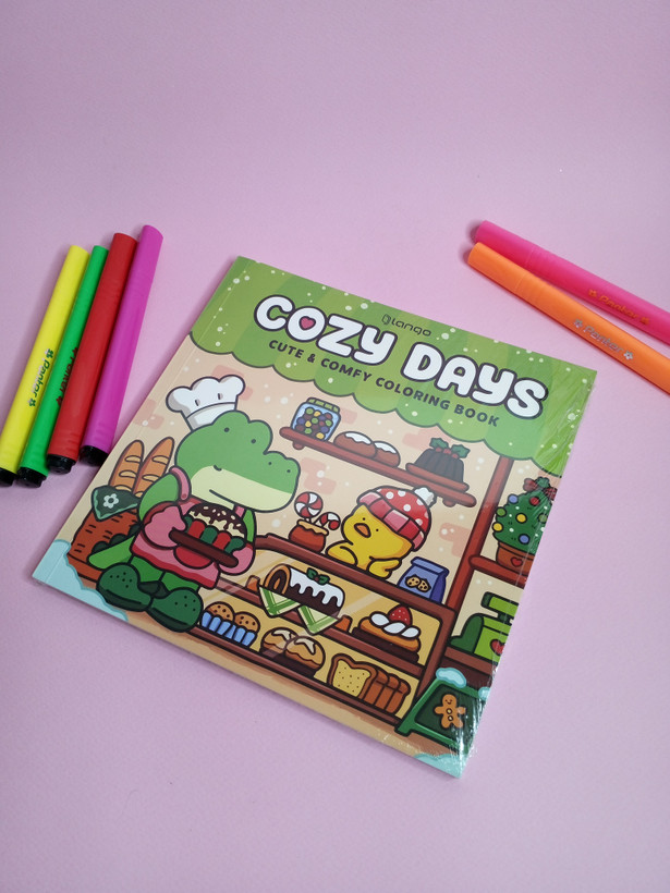 کتاب رنگآمیزی ۴۸ برگ cozy لانگو